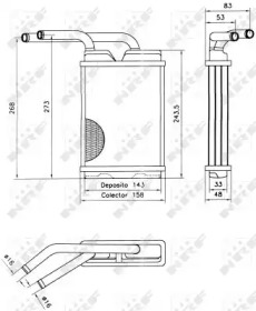 Теплообменник NRF 52214