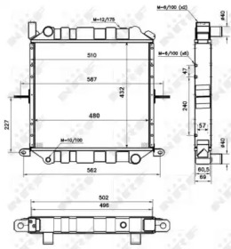 Теплообменник NRF 52235