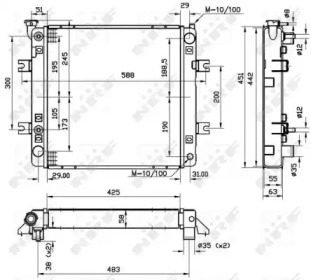 Теплообменник NRF 52241