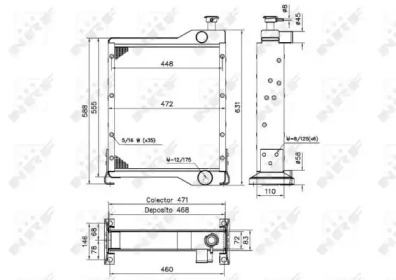 Теплообменник NRF 52255