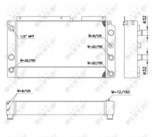 Теплообменник NRF 52256