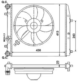 Теплообменник NRF 53021