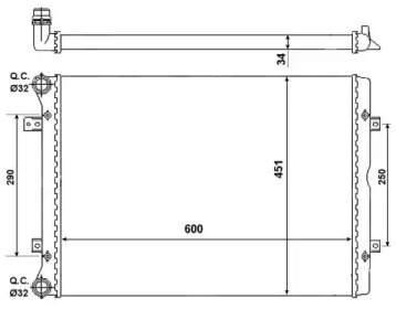 Теплообменник NRF 53022