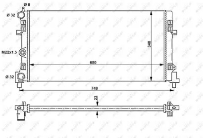 Теплообменник NRF 53024A