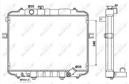 Теплообменник NRF 53034