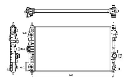 Теплообменник NRF 53143