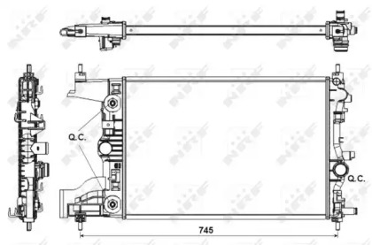 Теплообменник NRF 53153