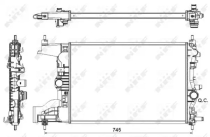 Теплообменник NRF 53155