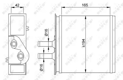 Теплообменник NRF 53204