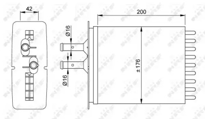 Теплообменник NRF 53205