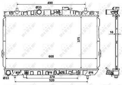 Теплообменник NRF 53356