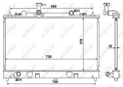 Теплообменник NRF 53383