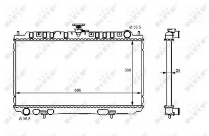 Теплообменник NRF 53388