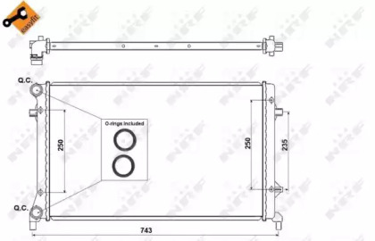 Теплообменник NRF 53404