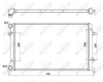 Теплообменник NRF 53405A