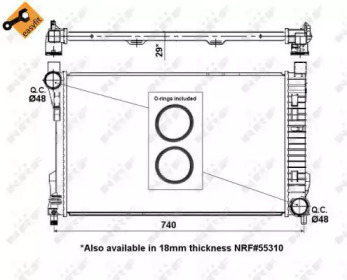 Теплообменник NRF 53418