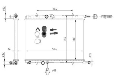 Теплообменник NRF 53424A