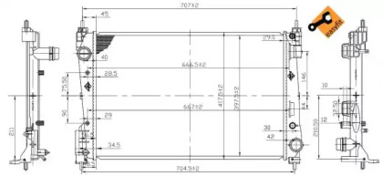 Теплообменник NRF 53455