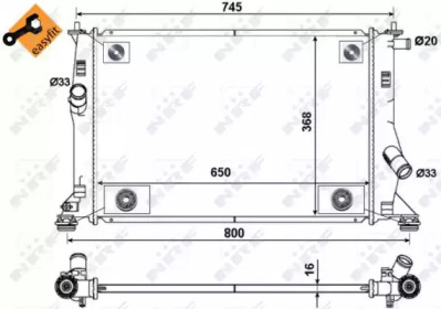 Теплообменник NRF 53465