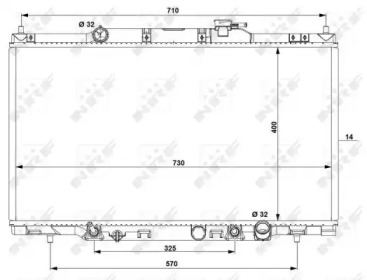 Теплообменник NRF 53574