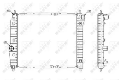 Теплообменник NRF 53637