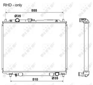 Теплообменник NRF 53666