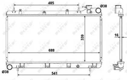 Теплообменник NRF 53696