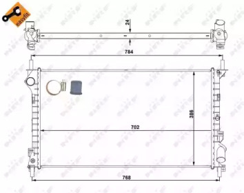 Теплообменник NRF 53713