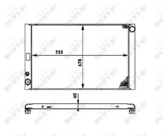 Теплообменник NRF 53716