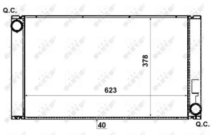 Теплообменник NRF 53731