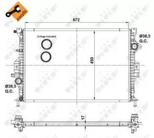 Теплообменник NRF 53737