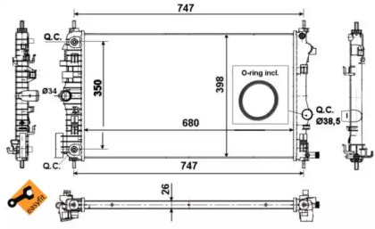 Теплообменник NRF 53777