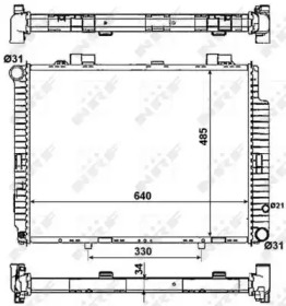 Теплообменник NRF 53784