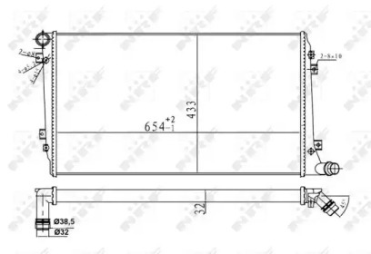 Теплообменник NRF 53814A