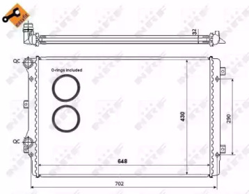 Теплообменник NRF 53816