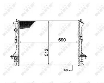 Теплообменник NRF 53820