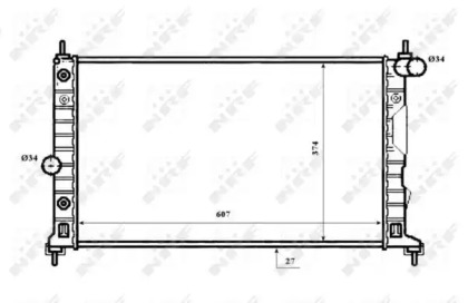 Теплообменник NRF 53844