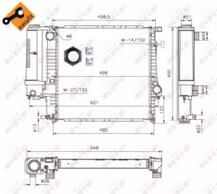 Теплообменник NRF 53849