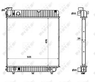 Теплообменник NRF 53875