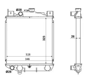 Теплообменник NRF 53881