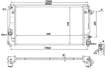 Теплообменник NRF 53894