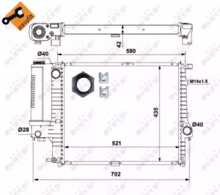 Теплообменник NRF 53897