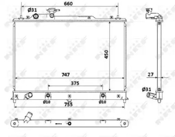 Теплообменник NRF 53904