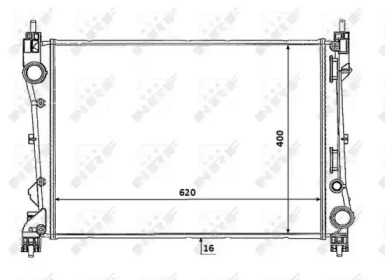 Теплообменник NRF 53935