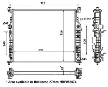 Теплообменник NRF 53936