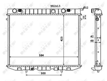 Теплообменник NRF 53947