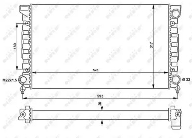 Теплообменник NRF 539501