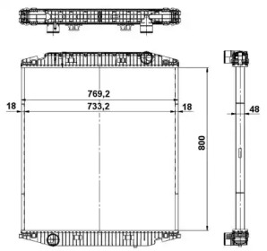 Теплообменник NRF 539567