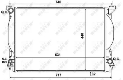 Теплообменник NRF 53957