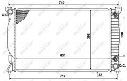 Теплообменник NRF 53958